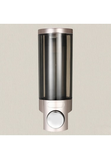 Hombey Duş Jeli Ve Sabun Dağıtıcı, 300ml Cam Şeffaf Şişe, Duvar Takılı, Kilitleme Fonksiyonu, Şampuan Depolama Kutusu, Ev Otel Ofis Kullanıma Uygun, Şampanya Altın Rengi Şampanya Altın