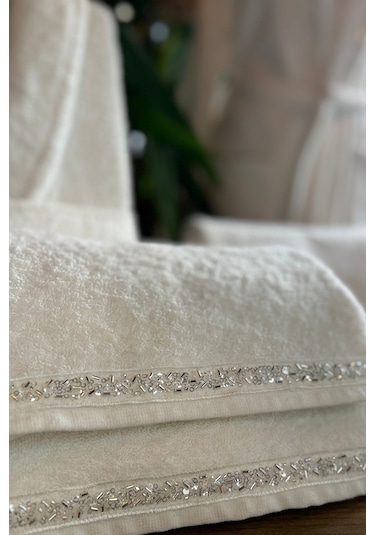 Elart Vals Aile Bornoz Seti 6 Parça Taş Taş