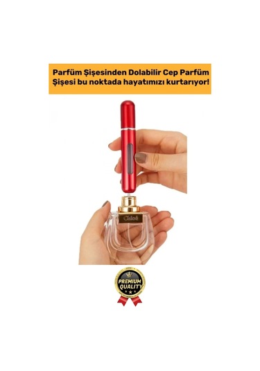 Özel Üretim Pratik Otomatik Doldurulabilir Taşınabilir Atomizer Seyahat Mini Cep Parfüm Şişesi 5 Ml