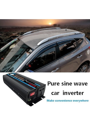 Sones 6000w 12v İla 220v Yüksek Güçlü Araba Sinüs İnvertör Güç Dönüştürücü