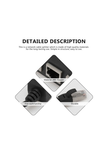 Ebitda Rj45 Ağ Adaptörü, Ethernet Ağ Dönüştürücü, 1-4 Rj45, Kablosuz Cihazlar İçin