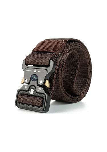 Snapbuy Erkekler İçin Taktik Pusula Kemer - Çok Fonksiyonlu Avcılık Ve Survival Aksesuarı Gri 120cm