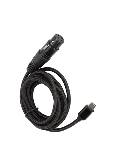 Kosona Type C'den Xlr Dişi Mikrofon Kablosu - 48khz Yüksek Örnekleme Oranı, Hıfı Ses Kalitesi, 3m Uzunluk, Plug & Play - Bilgisayar, Telefon, Tablet Uyumlu