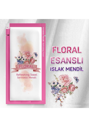 Selanikli Islak Mendıl 5 10 500'lü Pk Floral