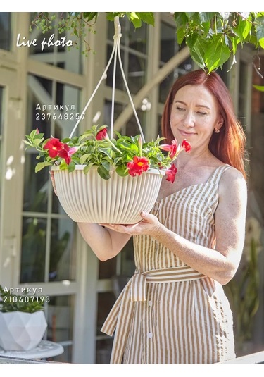 La Decoro Sılı Saksı, Asılı Çiçek Saksısı, Açık Hava Saksısı 237648257