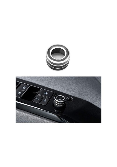 Xiaaokeji Toyota Camry 2018 Xv70 İçin 5 Adet Araba Orta Konsol Düğmeleri Siyah