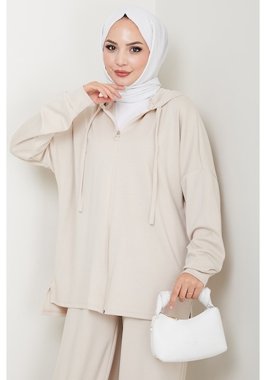 Kapüşonlu Oysho İkili Takım 1609 - Taş Taş