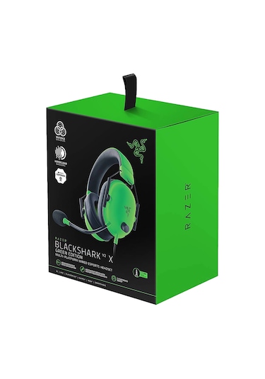 Razer Blackshark V2 X Green Gaming Kulaklık Rz04-03240600-r3m1