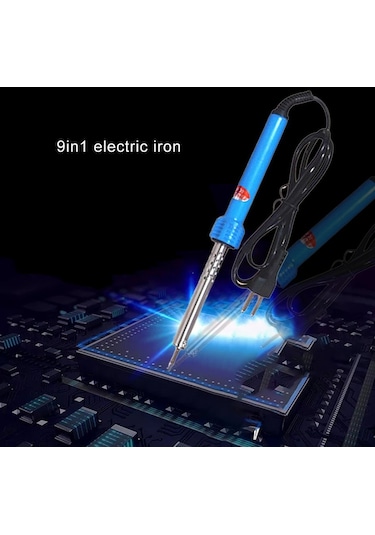 Dokuz-bir-arada Havya Takımı 110v-220v 30w-60w Elektronik Set Aracı