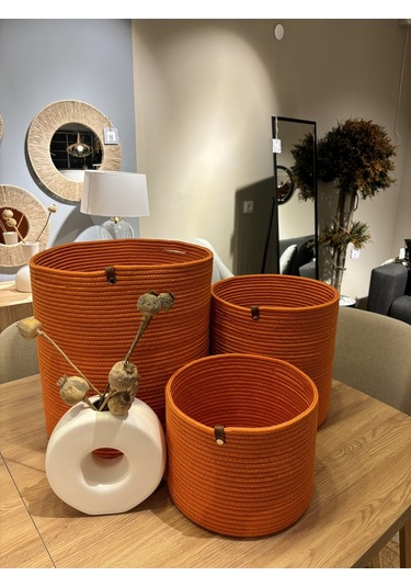 Rover Çok Amaçlı Düzenleyici Sepet, Saksılık, Organizer 20-26, Küçük Boy Turuncu