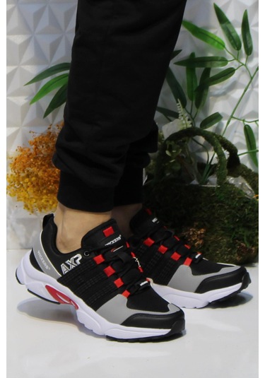 Fort Wks 2393 Siyah Kırmızı Rahat Outdoor Ayakkabı Erkek Ayakkabı 001