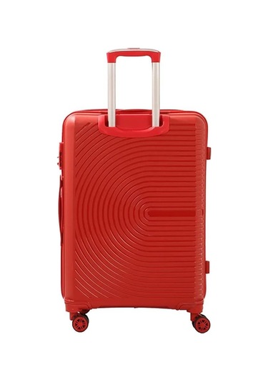 Mçs Bavul Büyük Ve Kabin 2li Set Kırılmaz Silikon Valiz V374 Kırmızı Kırmızı