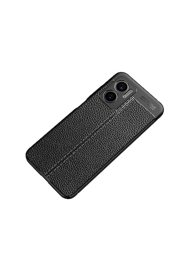 Xiaomi Redmi Note 11e Kılıf Deri Tarzı Niss Silikon Case Kapak