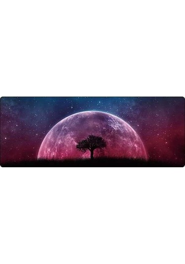 Ebitda Kilitli 400x900mm Mouse Pad - 3 Galaksi Ağacı Tasarım - Yumuşak Ve Aşınma Dayanıklı 3 Galaksi Ağacı