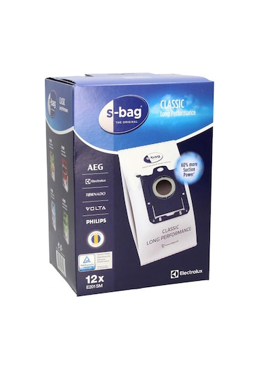 E201sm S-bag Toz Torbası - 12'li Mega Paket