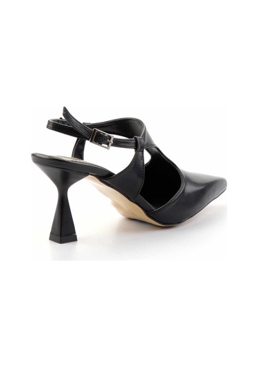 Siyah Kadın Klasik Topuklu Ayakkabı K01188206209 Siyah