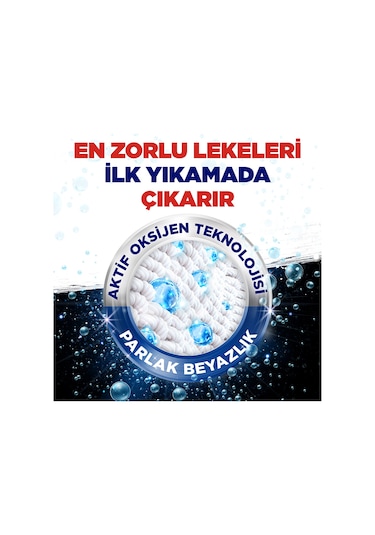 Omo Active Oxygen Beyazlar için Toz Çamaşır Deterjanı 9 KG