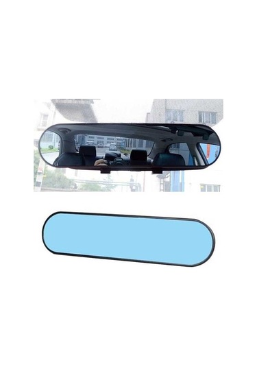 Tongxida Dm-055 28.8cm Araba Geniş Görüş Alanı Mavi Ayna, Kavisli Dikiz Aynası