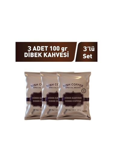 Nish Dibek Kahvesi 3 X 100 Gr Türk Kahvesi