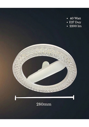 Osaka Kristal Simit Led Ampul 40 Watt E27 Duy - 3 Renk