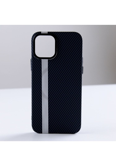 Merci Iphone Uyumlu 14 Pro Uyumlucarbon Line Magsafe Destekli Kılıf Siyah