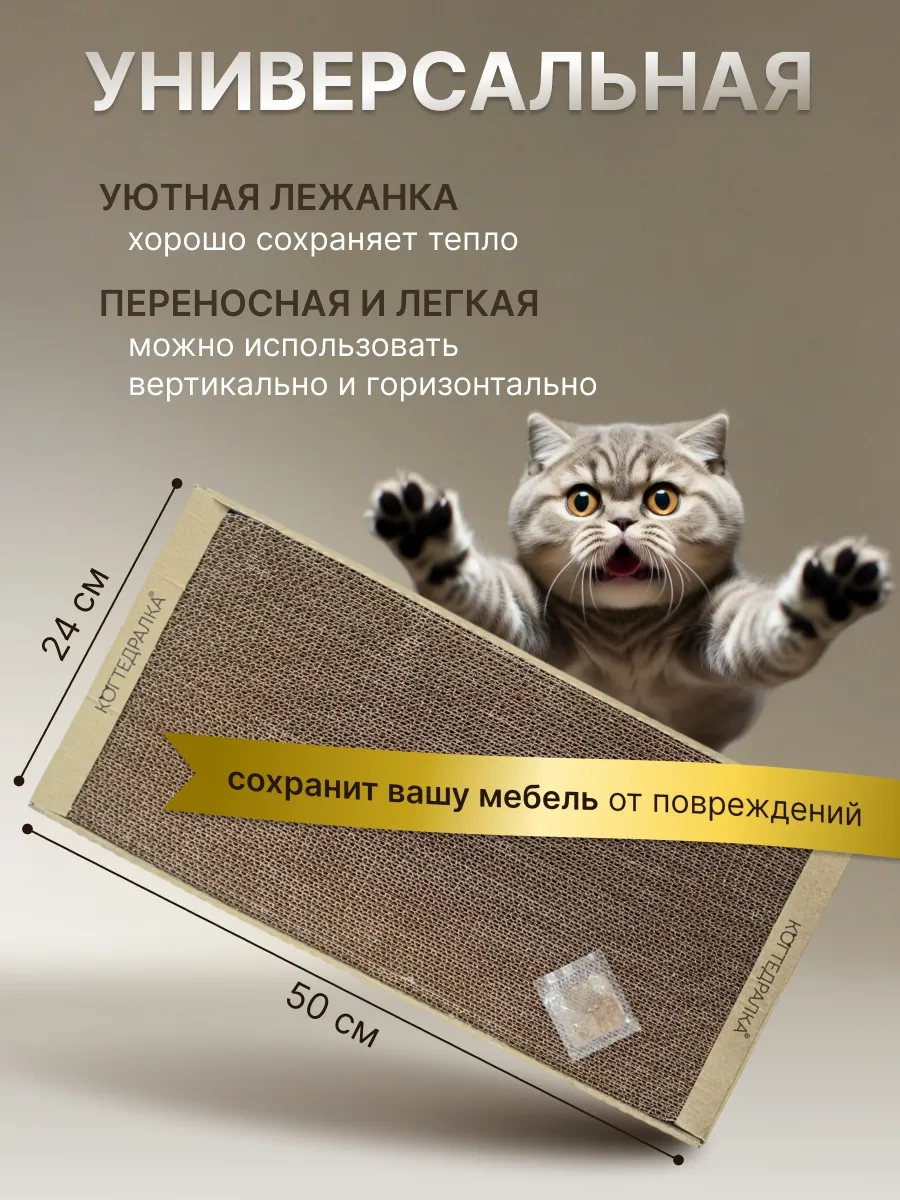 Kogtedralka Karton Tırmalama Tahtası Kedi Ve Köpekler İçin Oyuncaklardan Biridir. 272968074