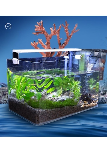 Valkyrie Askılı Şelale Akvaryum Filtre Kafa Motoru İç Filtre Yüzey Temizleyicili 3 Filtreli