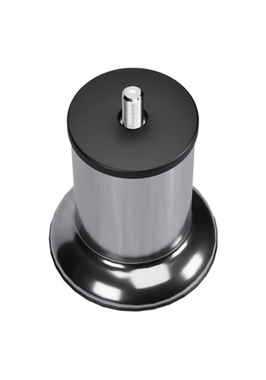 Baza Ayağı 8 Cm M8 Vidalı 4 Lü Set Metal Krom Yatak Mobilya Ayağı İnce Vida Krom M8 8 Cm