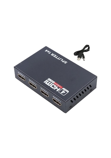 Ancheyn 4 Port Hdmi Splitter Çoklu Ekran Çoklayıcı Switch 4410