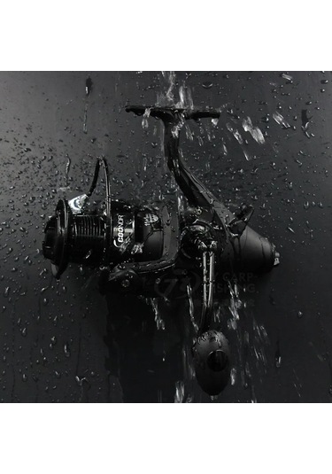 Teltree Wn6000 Çift Baskı Metal Bobin Olta Makinesi - Ön-arka Frenli Uzun Atışlı Sahte Zilli Sağlam Alabalık Olta