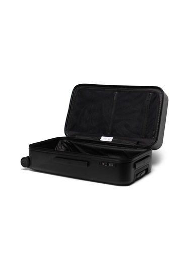 Herschel Heritage Hardshell El Bagajı - Orta Boy Tekerlekli Bavul - Darbelere Karşı Dayanıklı Kabin Valizi Siyah