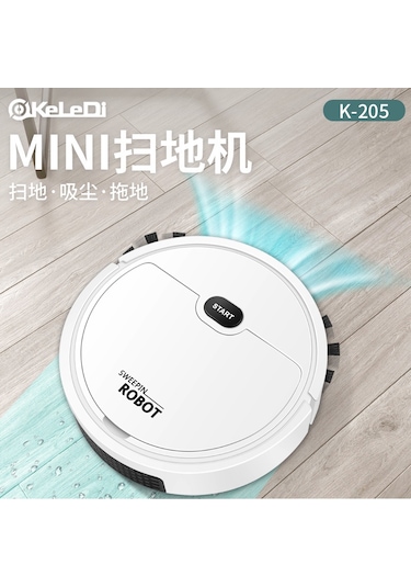 Yeni Usb Akıllı Süpürme Robotu Emiş Süpürme Paspası 3'ü 1 Arada Entegre Vakumlu Temizleme Makinesi Kaynak Üretici Toptan Renk Kutusu Beyaz