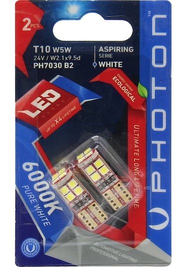 T10 W5w 24v Beyaz Led Ph7030 B2