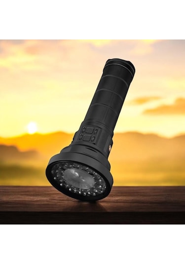 Panther Pt-4122 Usb Şarjlı El Feneri Siyah