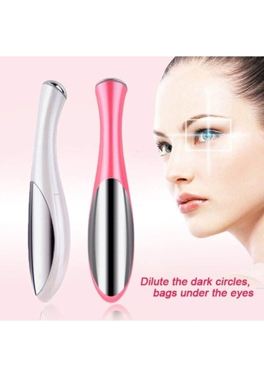 Mini Göz Masaj Aleti, Kırışıklıklara Karşı Yüz Güzelliği İçin Titreşimli Kalem Çok Renkli