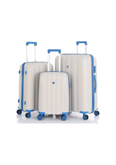 Mçs Üçlü Polipropilen Valiz Seti V305 S18y100033-set 00431 3'lü Set Çok Renkli