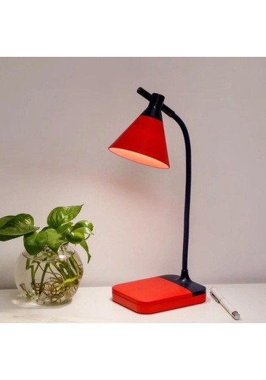 Dokunmatik Şarjlı Masa Lambası Kırmızı