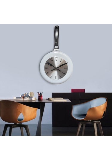 Pazly Tavası Suntek Sevimli Sanat Saati Kızartma Inç Duvar Beyaz Beyaz 8 Rm Çok Renkli