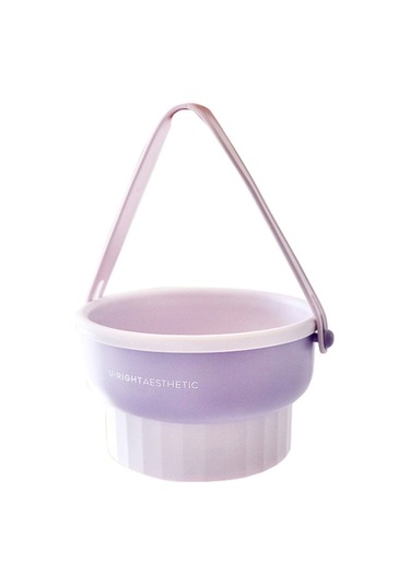 Mufunye Makyaj Fırçası Temizleyici, Pudra Pufu Ve Kurutma İçin Güzellik Yumurtası, Mor