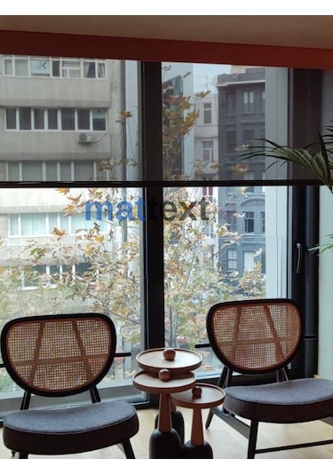 Siyah Sun Screen Stor Perde Siyah