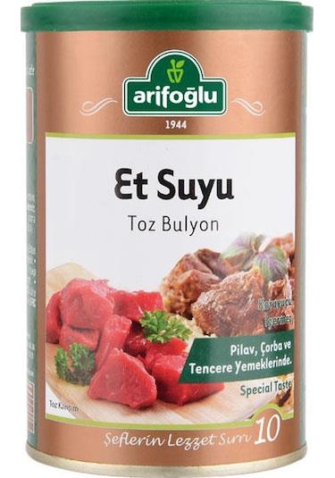 Arifoğlu Et Suyu Toz Bulyon Teneke 250 G