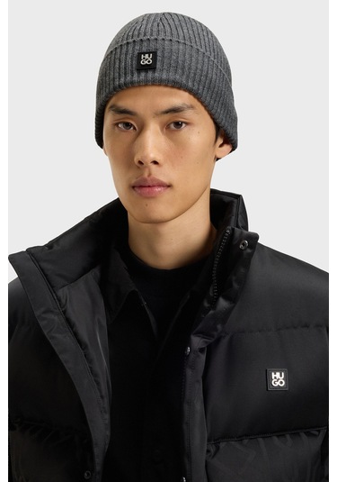 Hugo Erkek Bere 50527250 034 Gri Gri