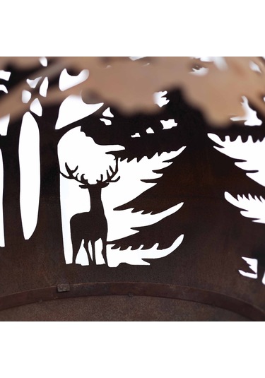 Molle Ateş Çukuru Lazer Kesim Corten