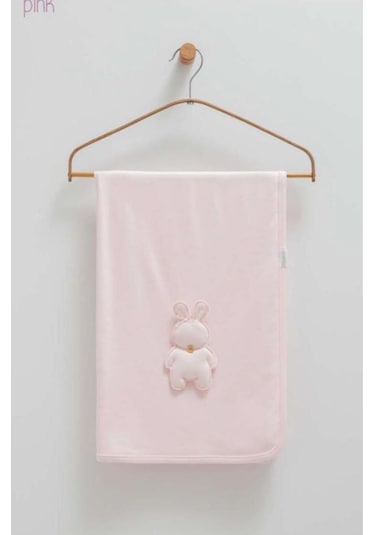 Cute Rabbit Bebek Battaniyesı Pembe