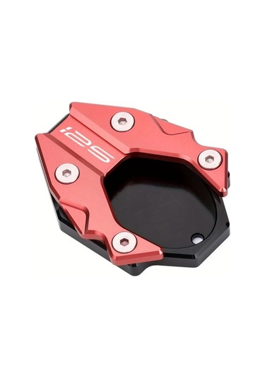 Xuweiwei Red Motorcycle Kickstand Pad Z125 2018-2024 Anti Sinking Soft Ground Side Stand Foot Extension Plate Support