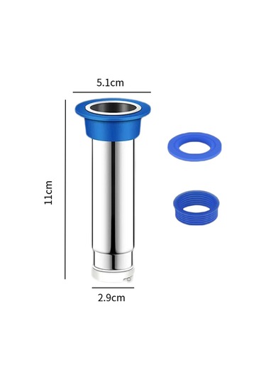 Suntek Kanalizasyon Çekirdek Çamaşır Küvet Duş Uzunluk-11cm