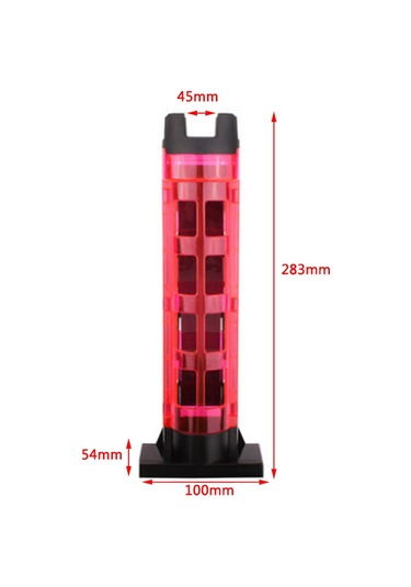 Suntek Olta Tutucu Tüp Kutup Olta Kutusu Pembe Için Hafif Standı