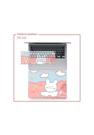 Gubisi Fr-222-a2251-karikatür Dizüstü Bilgisayar Kılıfı Kılıf Sert Kabuk Macbook Uyumlu Air 13 A2681case M2 A2337 A2338