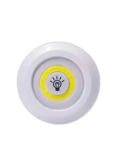 Bfs Led Lamba 3'lü Uzaktan Kumandalı Yapışkanlı Çok Renkli