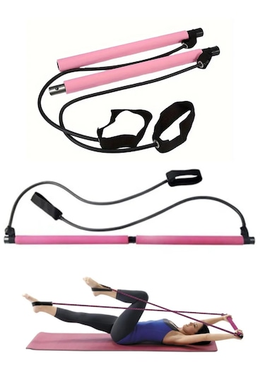 Squat Pilates Jimnastik Egzersiz Çubuğu Portable Studio Squat Bar